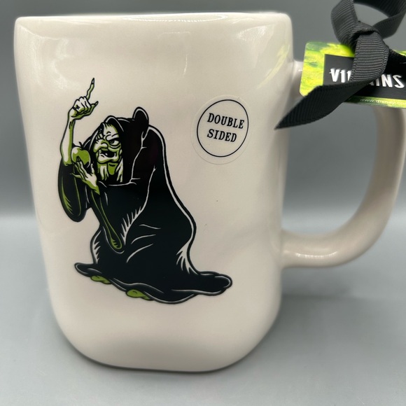 Rae Dunn Disney Villains EVIL WITCH Snow White Double Sided Mug New - Picture 1 of 2